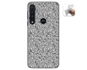 Funda Gel Tpu para Motorola One Macro diseño Letras Dibujos