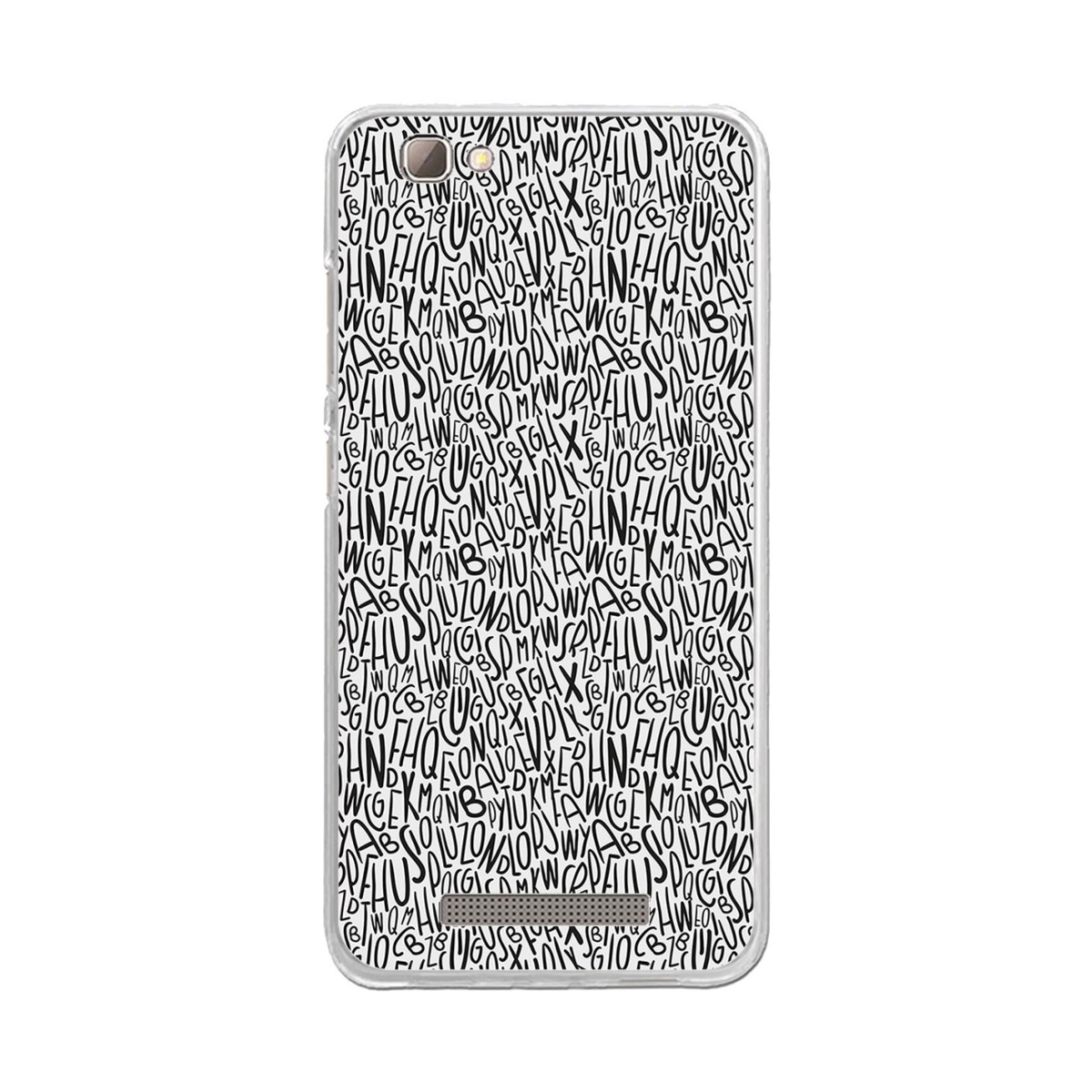Funda Gel Tpu para Zte Blade A610 / A612  Diseño Letras Dibujos