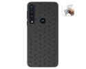 Funda Gel Tpu para Motorola One Macro diseño Metal Dibujos