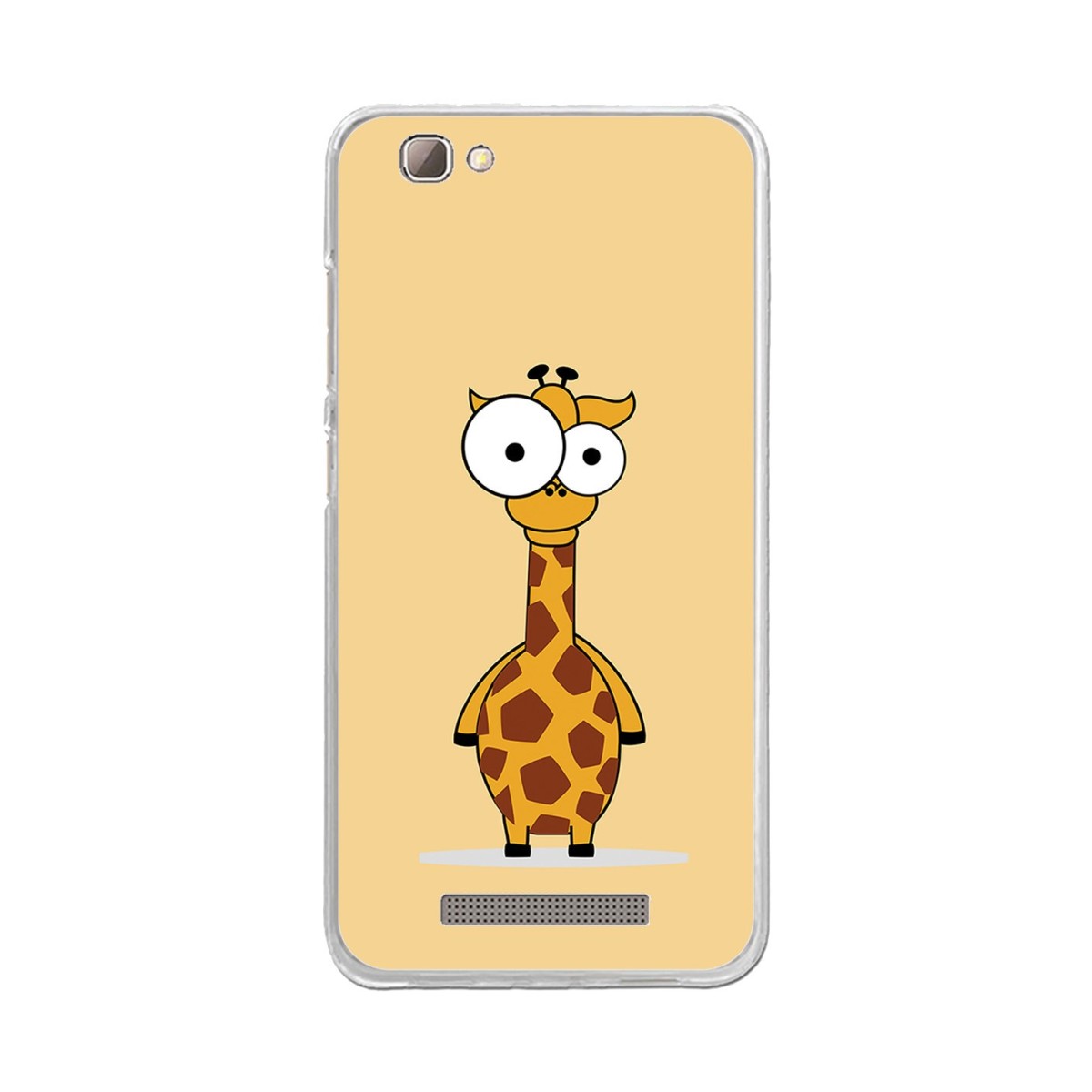 Funda Gel Tpu para Zte Blade A610 / A612  Diseño Jirafa Dibujos