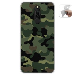 Funda Gel Tpu para Xiaomi Redmi 8 diseño Camuflaje Dibujos
