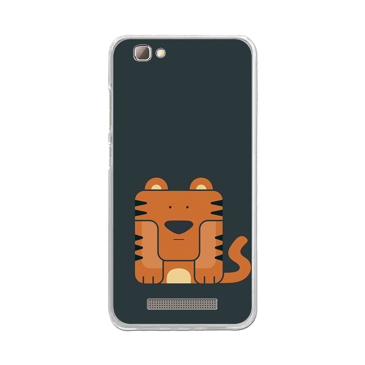 Funda Gel Tpu para Zte Blade A610 / A612  Diseño Tigre Dibujos