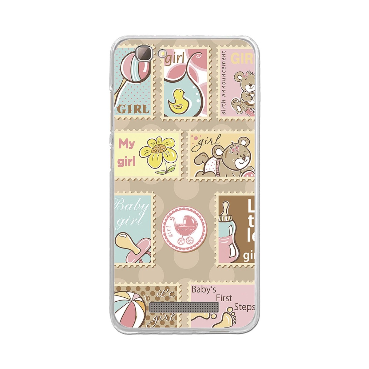Funda Gel Tpu para Zte Blade A610 / A612  Diseño Sellos Dibujos