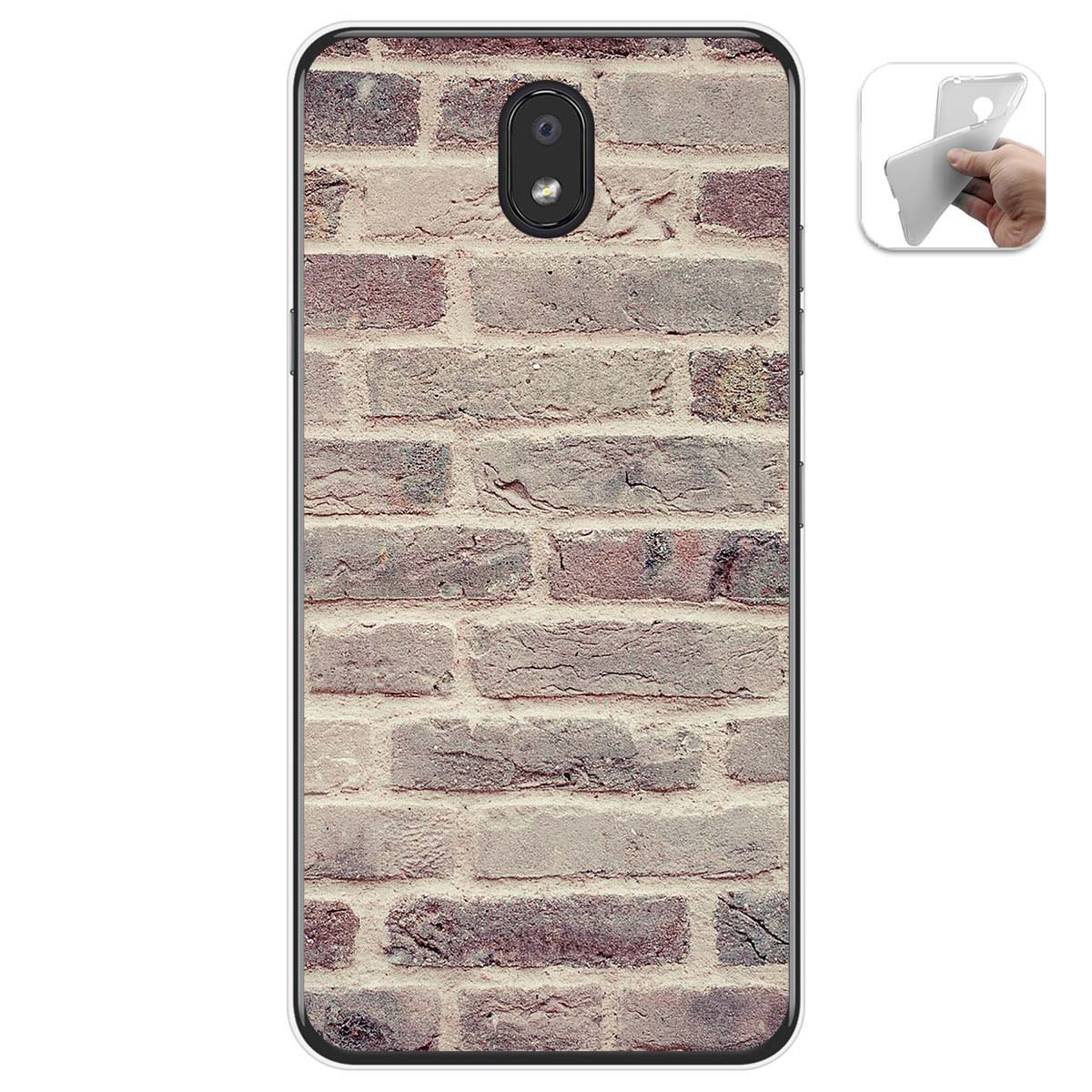 Funda Gel Tpu para Lg K30 diseño Ladrillo 01 Dibujos