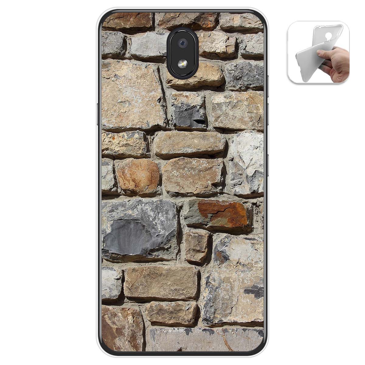 Funda Gel Tpu para Lg K30 diseño Ladrillo 03 Dibujos