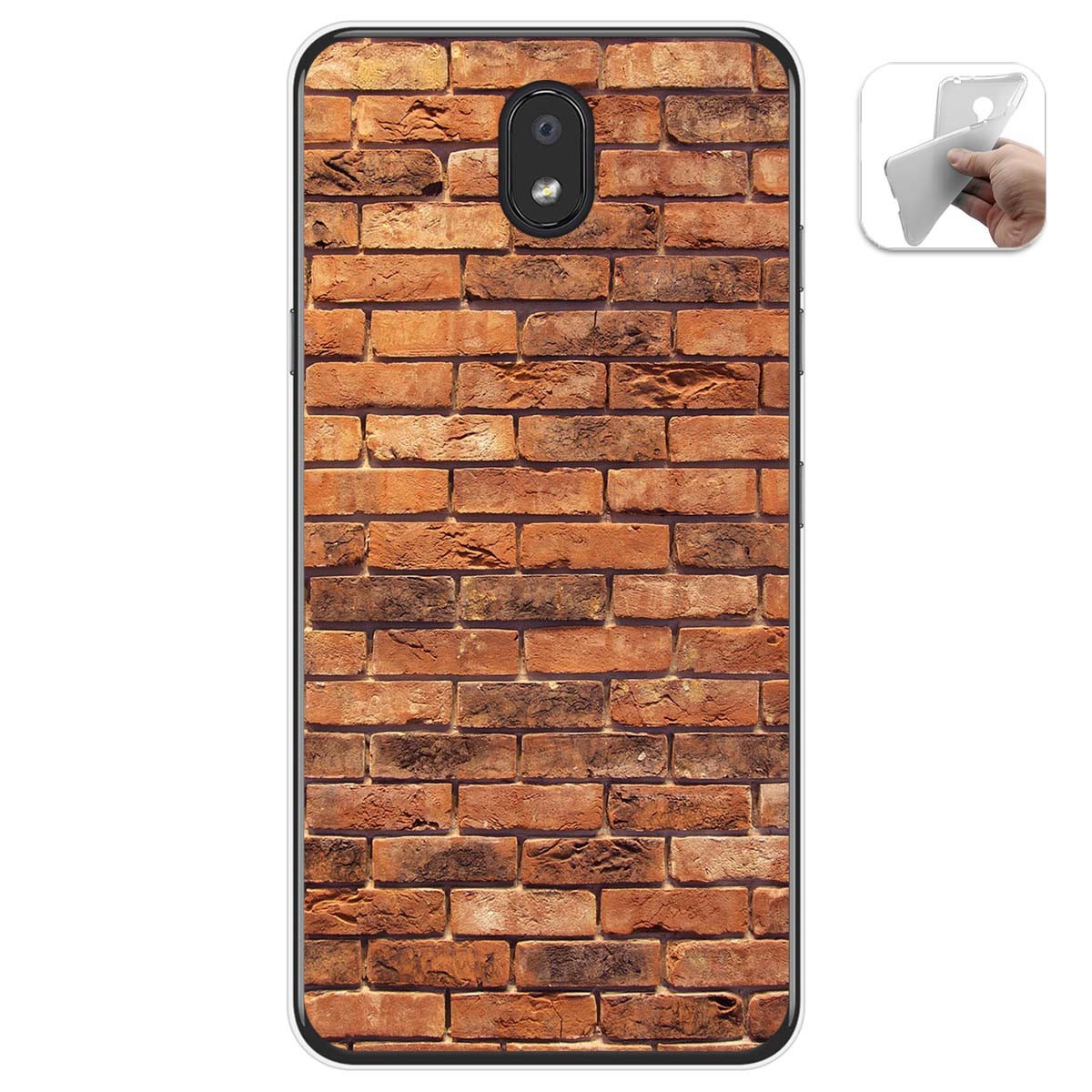 Funda Gel Tpu para Lg K30 diseño Ladrillo 04 Dibujos