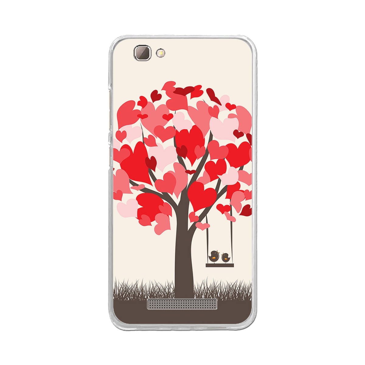 Funda Gel Tpu para Zte Blade A610 / A612  Diseño Pajaritos Dibujos