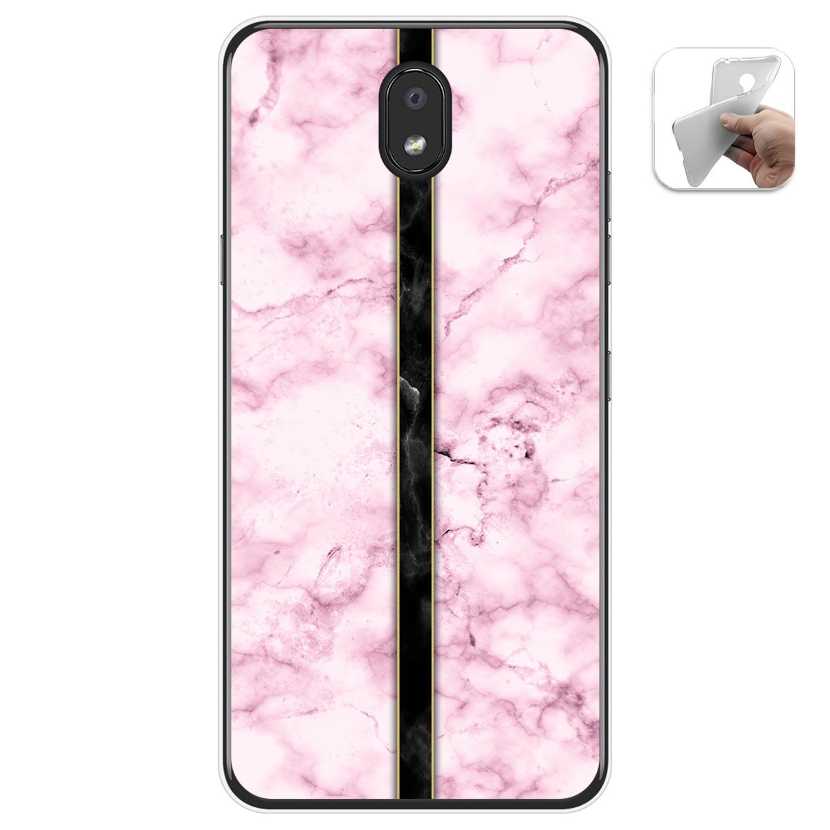 Funda Gel Tpu para Lg K30 diseño Mármol 04 Dibujos