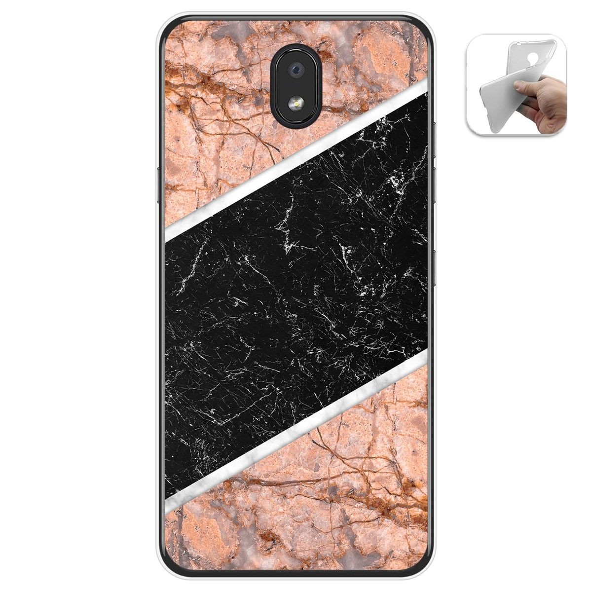 Funda Gel Tpu para Lg K30 diseño Mármol 07 Dibujos