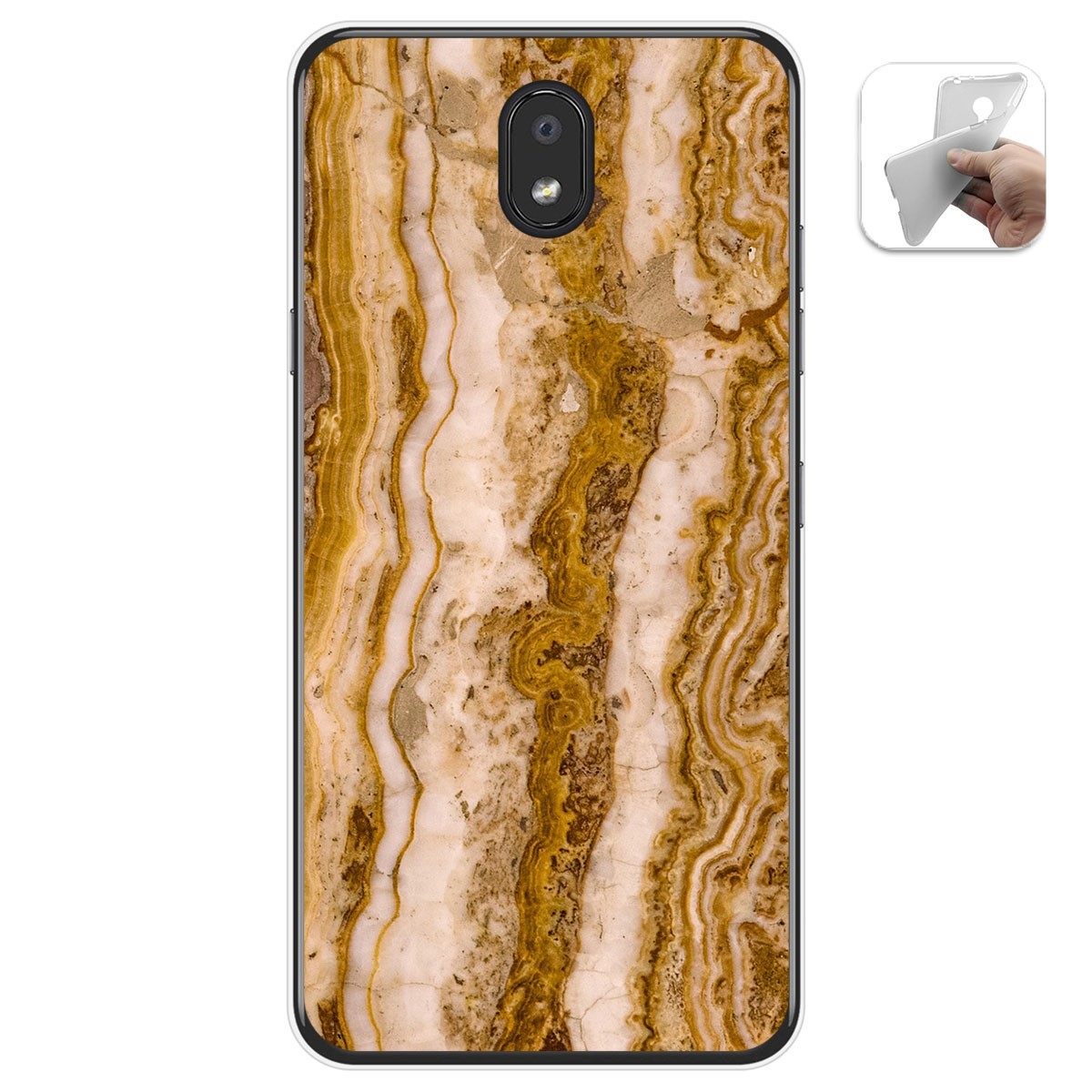 Funda Gel Tpu para Lg K30 diseño Mármol 10 Dibujos