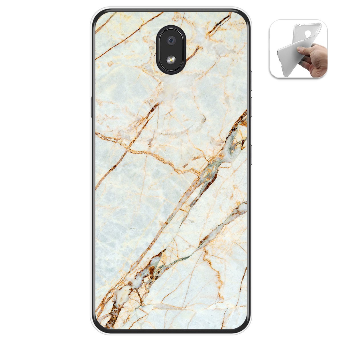 Funda Gel Tpu para Lg K30 diseño Mármol 13 Dibujos