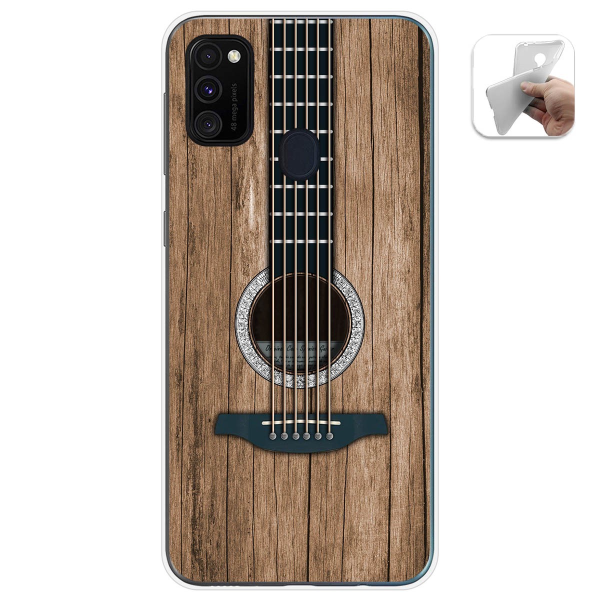 Funda Gel Tpu para Samsung Galaxy M30s / M21 diseño Madera 11 Dibujos