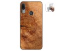 Funda Gel Tpu para Motorola Moto E6 Plus diseño Madera 04 Dibujos