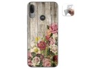 Funda Gel Tpu para Motorola Moto E6 Plus diseño Madera 08 Dibujos