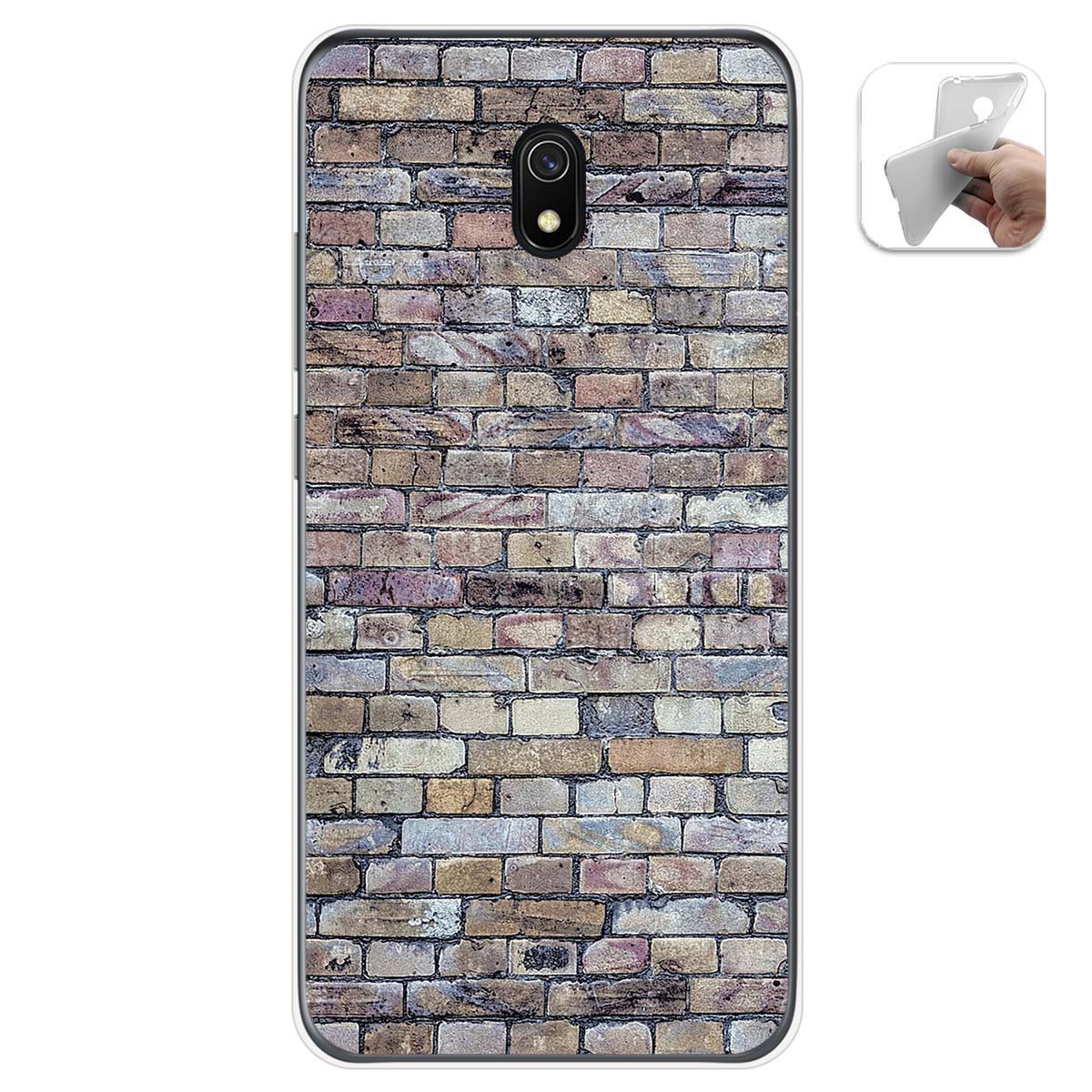 Funda Gel Tpu para Xiaomi Redmi 8A diseño Ladrillo 02 Dibujos