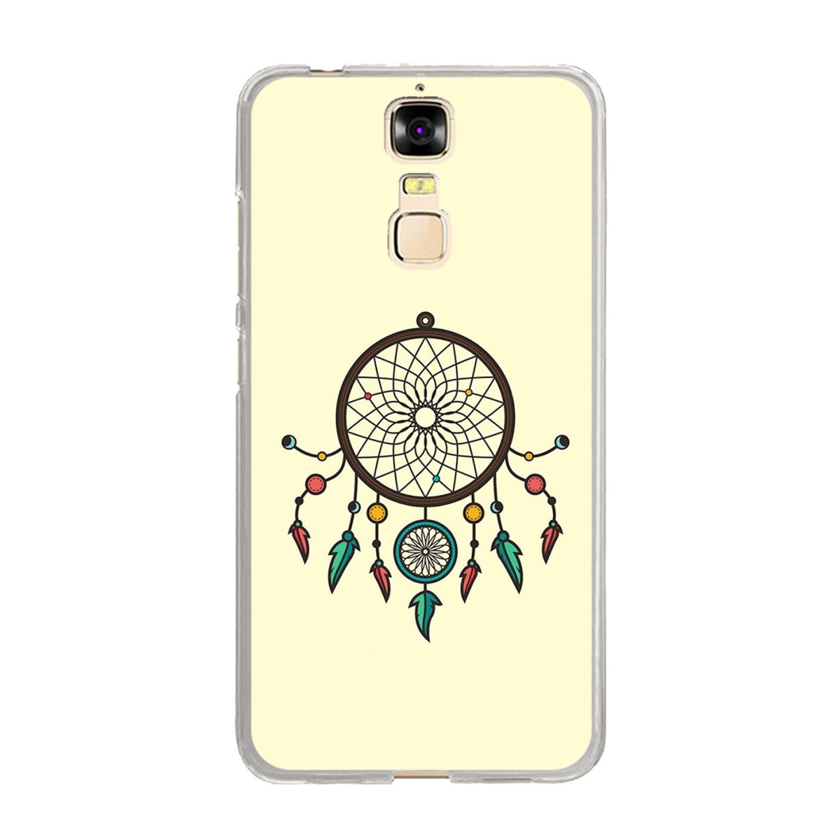 Funda Gel Tpu para Zte Blade A610 Plus  Diseño Atrapasueños Dibujos
