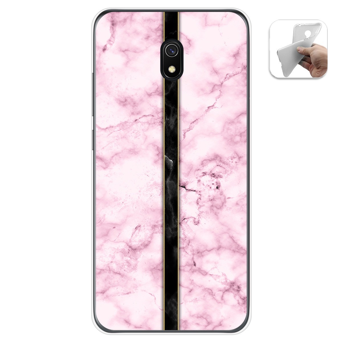 Funda Gel Tpu para Xiaomi Redmi 8A diseño Mármol 04 Dibujos