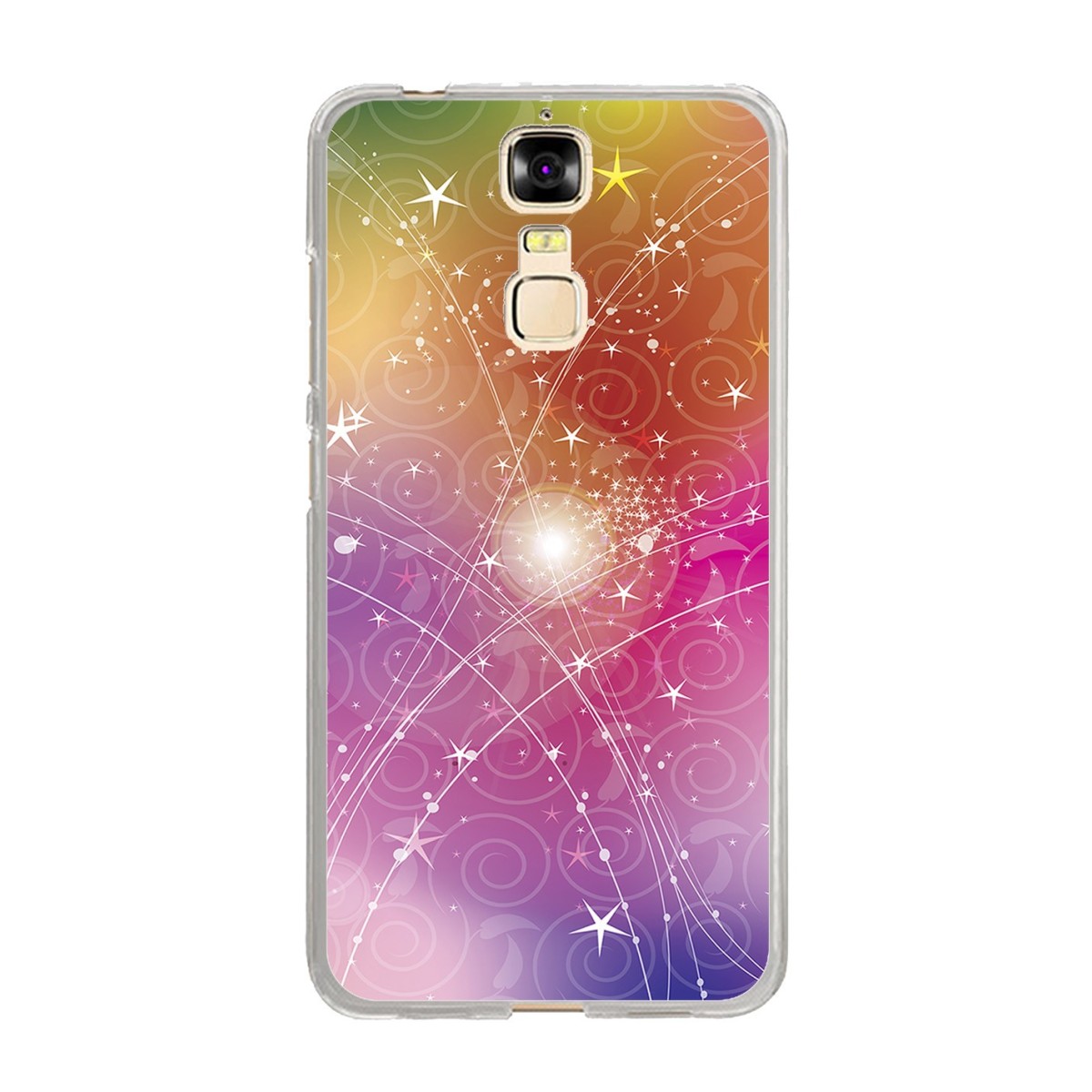 Funda Gel Tpu para Zte Blade A610 Plus  Diseño Abstracto Dibujos