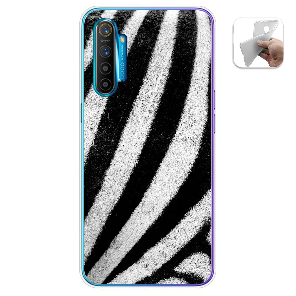 Funda Gel Tpu para Realme X2 diseño Animal 02 Dibujos