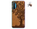 Funda Gel Tpu para Realme X2 diseño Cuero 03 Dibujos