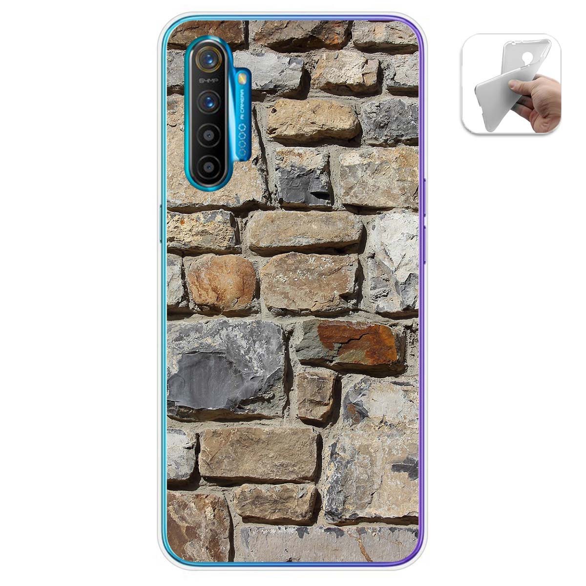 Funda Gel Tpu para Realme X2 diseño Ladrillo 03 Dibujos