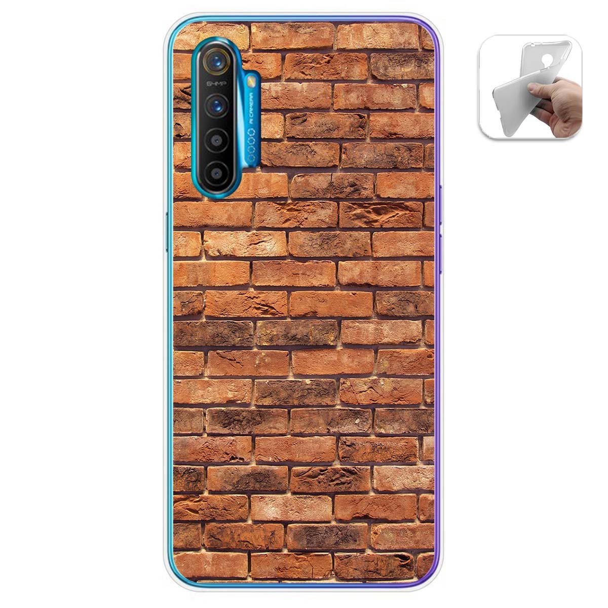 Funda Gel Tpu para Realme X2 diseño Ladrillo 04 Dibujos