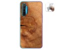 Funda Gel Tpu para Realme X2 diseño Madera 04 Dibujos