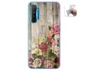 Funda Gel Tpu para Realme X2 diseño Madera 08 Dibujos