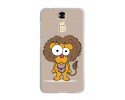 Funda Gel Tpu para Zte Blade A610 Plus  Diseño Leon Dibujos