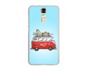 Funda Gel Tpu para Zte Blade A610 Plus  Diseño Furgoneta Dibujos