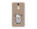 Funda Gel Tpu para Zte Blade A610 Plus  Diseño Toro Dibujos