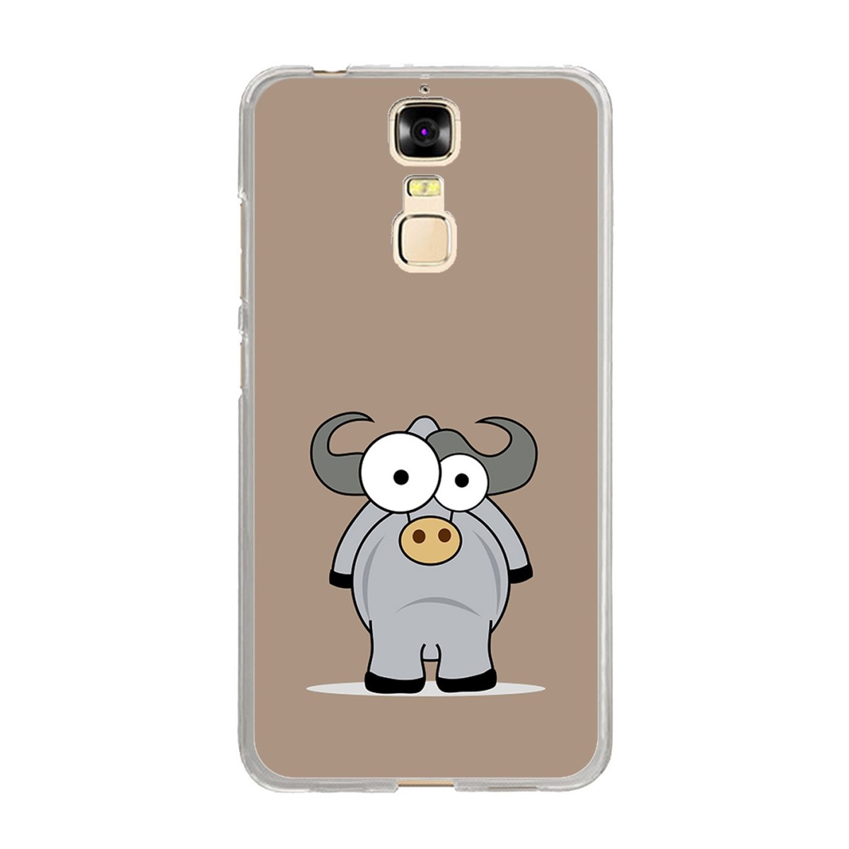 Funda Gel Tpu para Zte Blade A610 Plus  Diseño Toro Dibujos