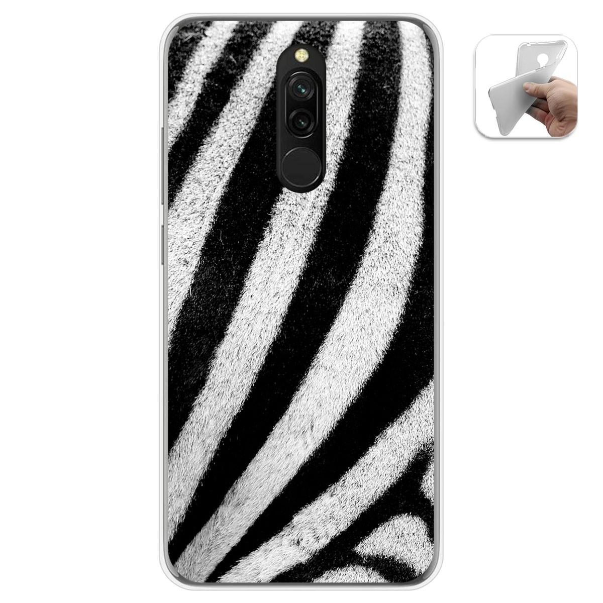 Funda Gel Tpu para Xiaomi Redmi 8 diseño Animal 02 Dibujos