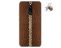 Funda Gel Tpu para Xiaomi Redmi 8 diseño Cuero 01 Dibujos