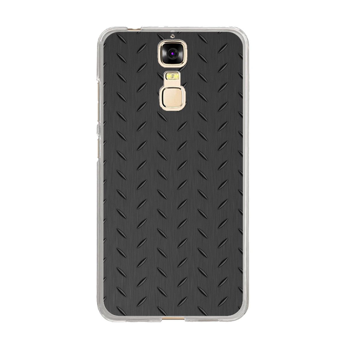Funda Gel Tpu para Zte Blade A610 Plus  Diseño Metal Dibujos