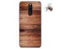 Funda Gel Tpu para Xiaomi Redmi 8 diseño Madera 02 Dibujos