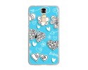 Funda Gel Tpu para Zte Blade A610 Plus  Diseño Mariposas Dibujos