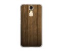 Funda Gel Tpu para Zte Blade A610 Plus  Diseño Madera Dibujos