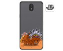 Funda Gel Transparente para Lg K30 diseño Bufalo Dibujos