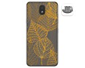 Funda Gel Transparente para Lg K30 diseño Hojas Dibujos