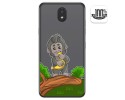 Funda Gel Transparente para Lg K30 diseño Mono Dibujos