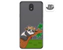 Funda Gel Transparente para Lg K30 diseño Panda Dibujos