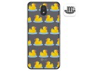 Funda Gel Transparente para Lg K30 diseño Pato Dibujos