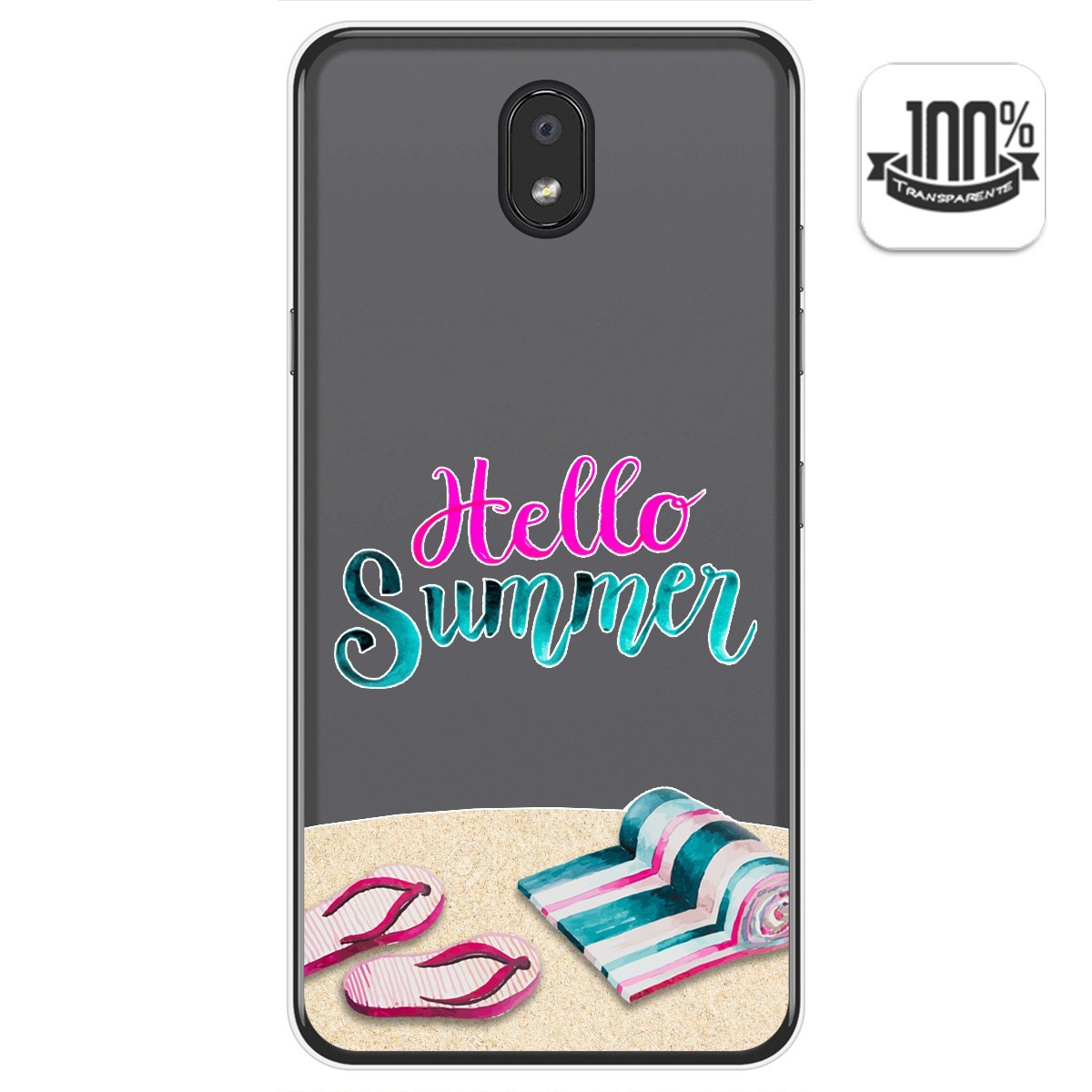Funda Gel Transparente para Lg K30 diseño Summer Dibujos