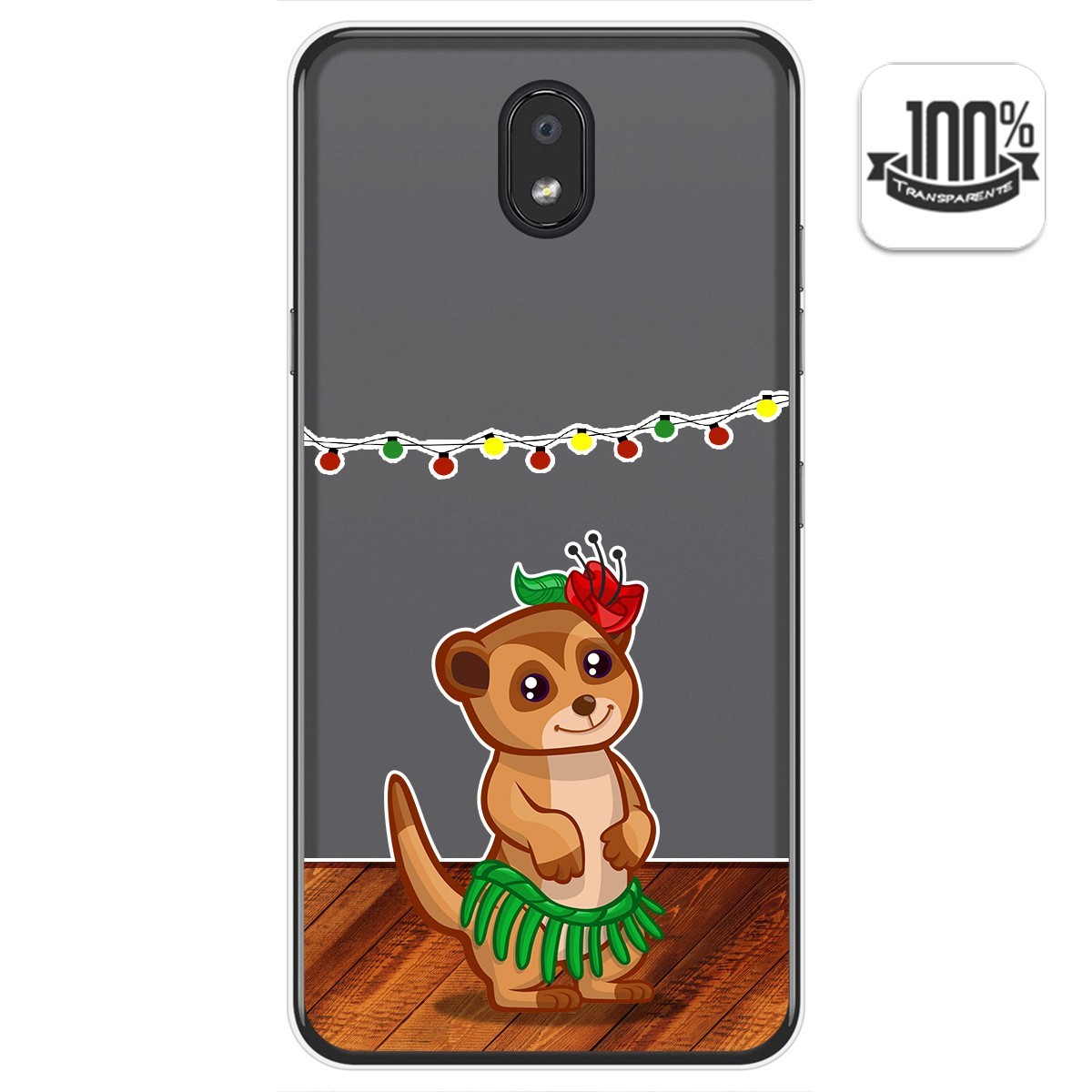 Funda Gel Transparente para Lg K30 diseño Suricata Dibujos