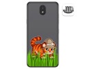 Funda Gel Transparente para Lg K30 diseño Tigre Dibujos