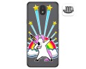 Funda Gel Transparente para Lg K30 diseño Unicornio Dibujos