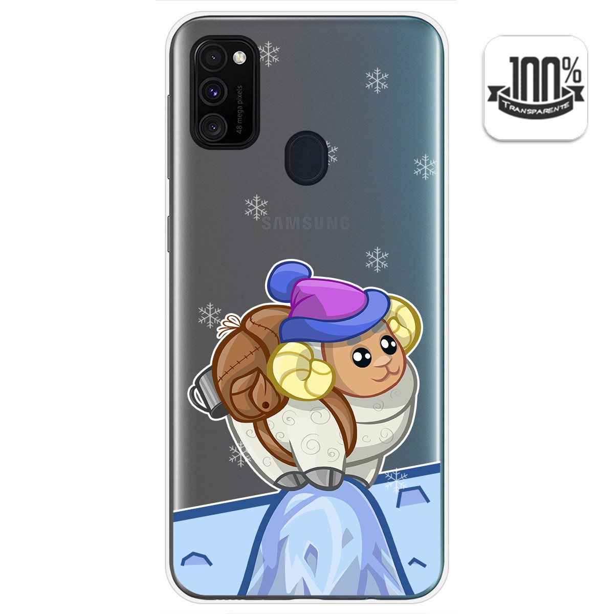 Funda Gel Transparente para Samsung Galaxy M30s / M21 diseño Cabra Dibujos