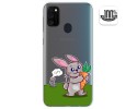 Funda Gel Transparente para Samsung Galaxy M30s / M21 diseño Conejo Dibujos