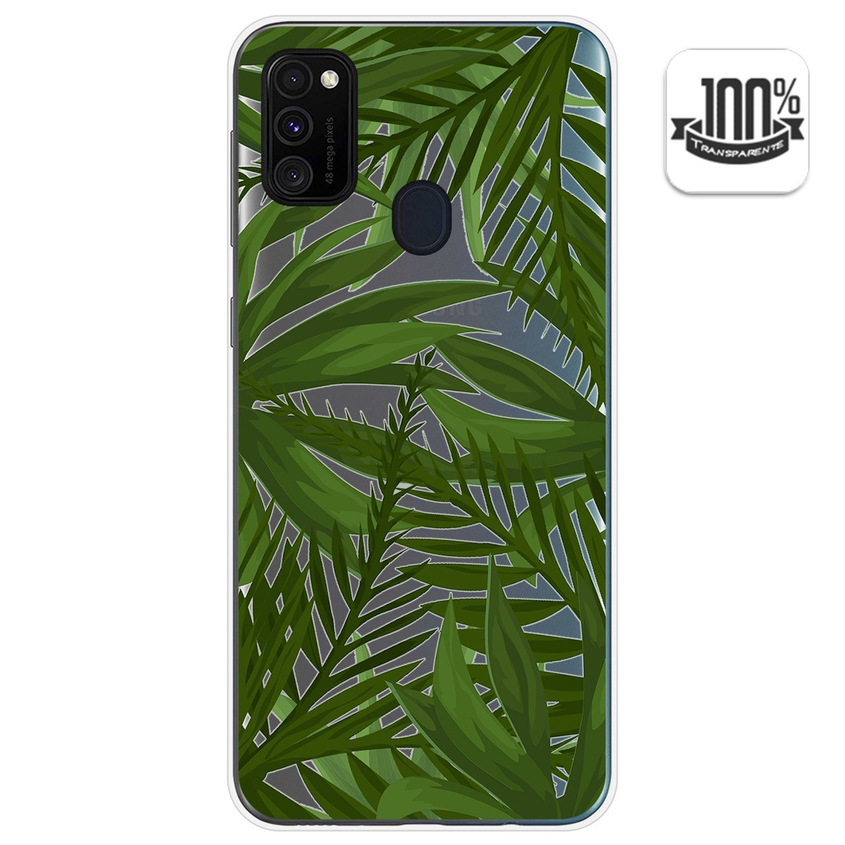 Funda Gel Transparente para Samsung Galaxy M30s / M21 diseño Jungla Dibujos